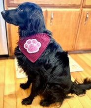 Load image into Gallery viewer, Crochet Pet Bandanas