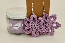 Load image into Gallery viewer, Crochet Floral Earrings
