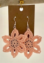 Load image into Gallery viewer, Crochet Floral Earrings

